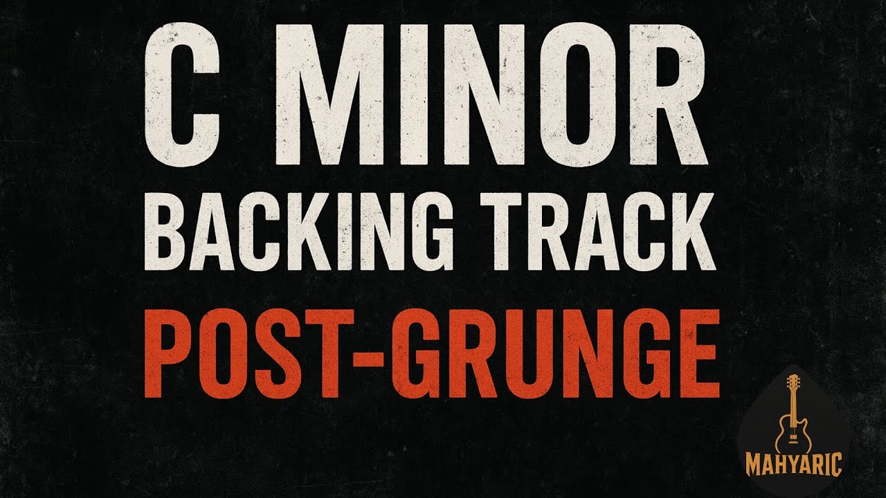 Free Backing Track In C Minor | Dark Post-Grunge Instrumental