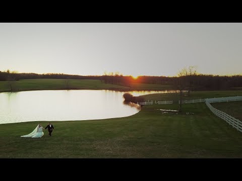 Gorgeous Adaumont Farm Wedding | Stunning Wedding Drone Footage | Krista & Clayton