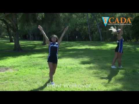 YCADA Cheer - Glossary - Front Walkover