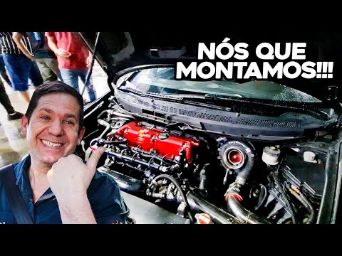 HONDA CIVIC SI K20 TURBÃO!!???? MOTOR FEITO POR NÓS E RODANDO FORTE NAS RUAS!! SENTE A PRESSÃOOOO!!