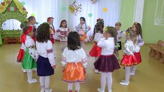 Весела українська гра Подоляночка Свято Осені в дитячому закладі
