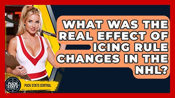 What Was The Real Effect Of Icing Rule Changes In The NHL? - Puck Stats Central