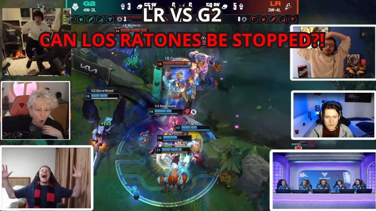 CAN LOS RATONES BE STOPPED?! Streamers React To Los Ratones VS G2 | LEC 2026 Versus Week 3