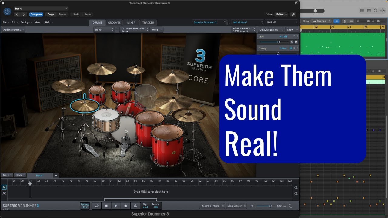 Make Your Programmed Drums Sound More Realistic! YouTube