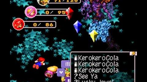 Super Mario RPG - Dual Character Low Level Challenge, part 22 - Culex: Dark Knight of Vanda