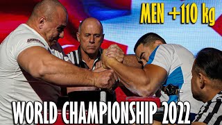 Men +110 kg LEFT - World Armwrestling Championship 2022