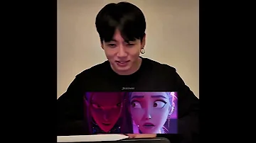 JUNGKOOK REACTION TO KPOP DEMON HUNTERS 2 Jungkook Jk Bts Jikook Idolreaction Kpopreaction 