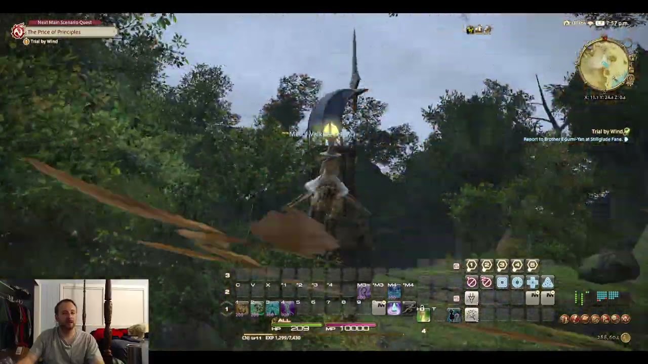 FFXIV "Trial By Wind" Conjurer Quest Level 10