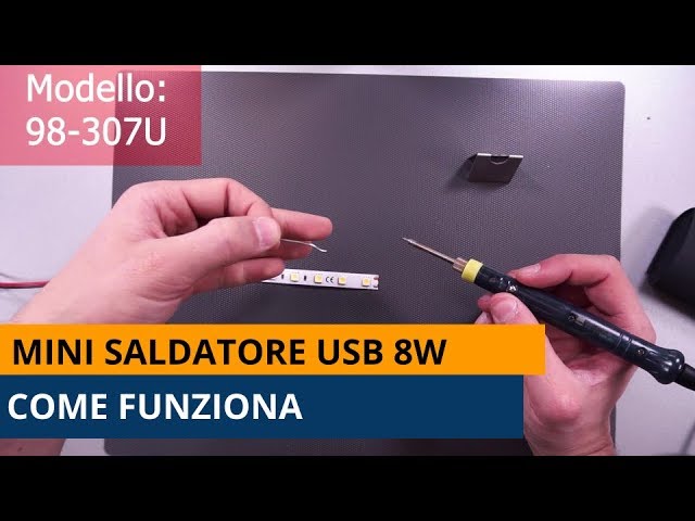 Recensione mini saldatore 8W portatile 98-307U 