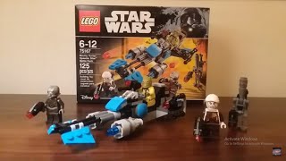 Lego Star Wars Bounty Hunter Speeder Bike Battle Pack Review 75167 (2017)