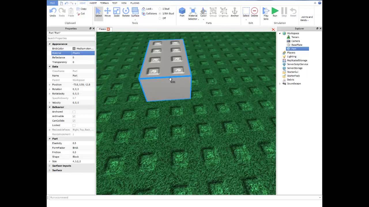 Basic Tutorial On Roblox Studio 2014 Updated Version Youtube - robux cheats 2014