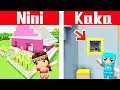 MiniWorld Nini Vs Kaka: Build house