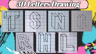 3D Letters Drawing