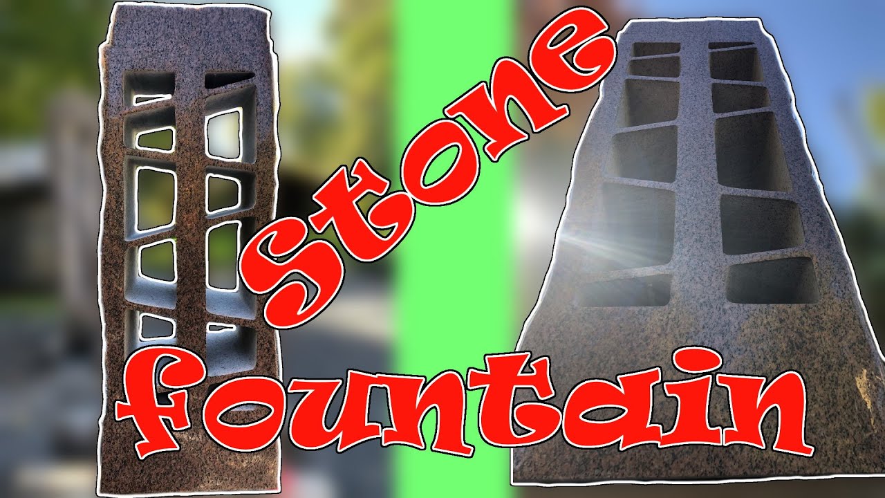 Making a Stone Fountain 