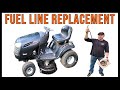 How-To Replace A Rotted Leaking Fuel Line On A Riding Mower - Lawn Tractor