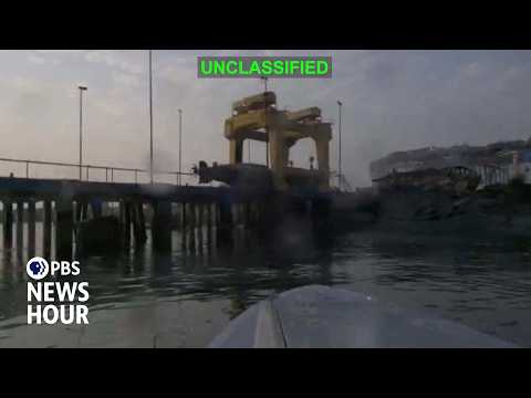 Trump says U.S. 'taking over the strait' as conflict with Iran reignites