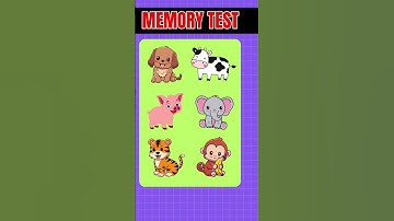 Memory Test 2 🧠🧩 | How good is your memory? #shorts  #quizgames #quiz #memorytest #games #puzzle