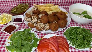 الفلافل السورية المقرمشة بأسهل طريقة| Syrian Falafel, original easy and crunchy