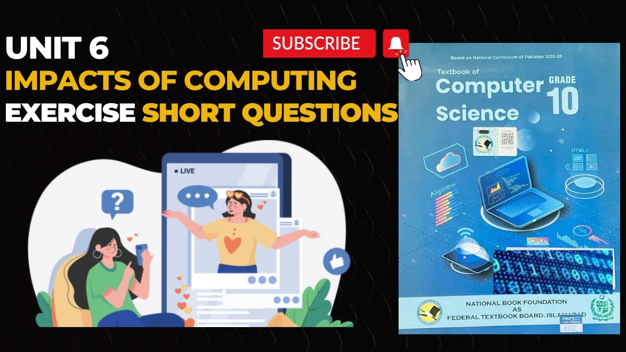 Class 10 Computer Science | Unit 6 Impacts of Computing | Exercise ...