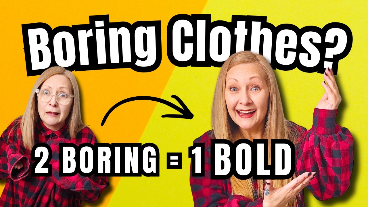 Сочетайте 2 скучные вещи в один смелый образ ♻️ 4 простых урока по шитью