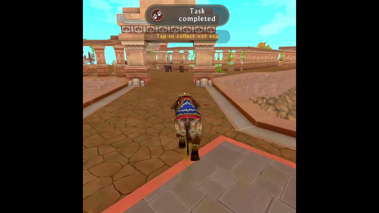 Playing as Elephant 🐘 in the Wild Gallery in WildCraft