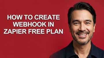 How to Create Webhook in Zapier Free Plan - KevinHowTo