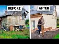 Timelapse  renovation  a couple renovate a french house in 20 minutes