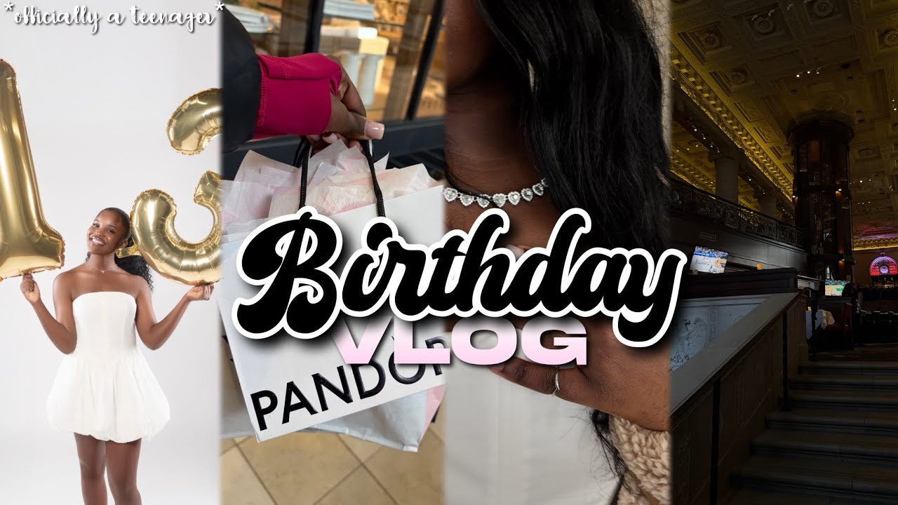 BIRTHDAY VLOG ♡︎ shopping spree ~ bday dinner ~ grwm ~ haul ~ officially a teen ~ etc ♡︎ kaehalima