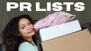 HOW TO GET ON PR LISTS 2021 | How to get PR packages without a lot of followers