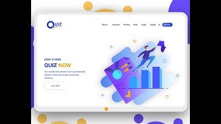 Quiz Engine Website Ui/Ux  Adobe Xd  Islam Khairy screenshot 5