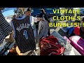 Vintage clothes bundles wwe sports cards jersey and more at the fleamarket run