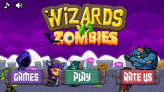 Zombies Defense vs Wizards (by Candy Sweet Studios) / Android Gameplay HD screenshot 1