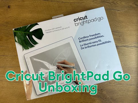 Cricut BrightPad Go - Unboxing 