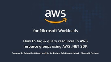 How to Tag AWS Resource Group Entities with the AWS SDK for .NET