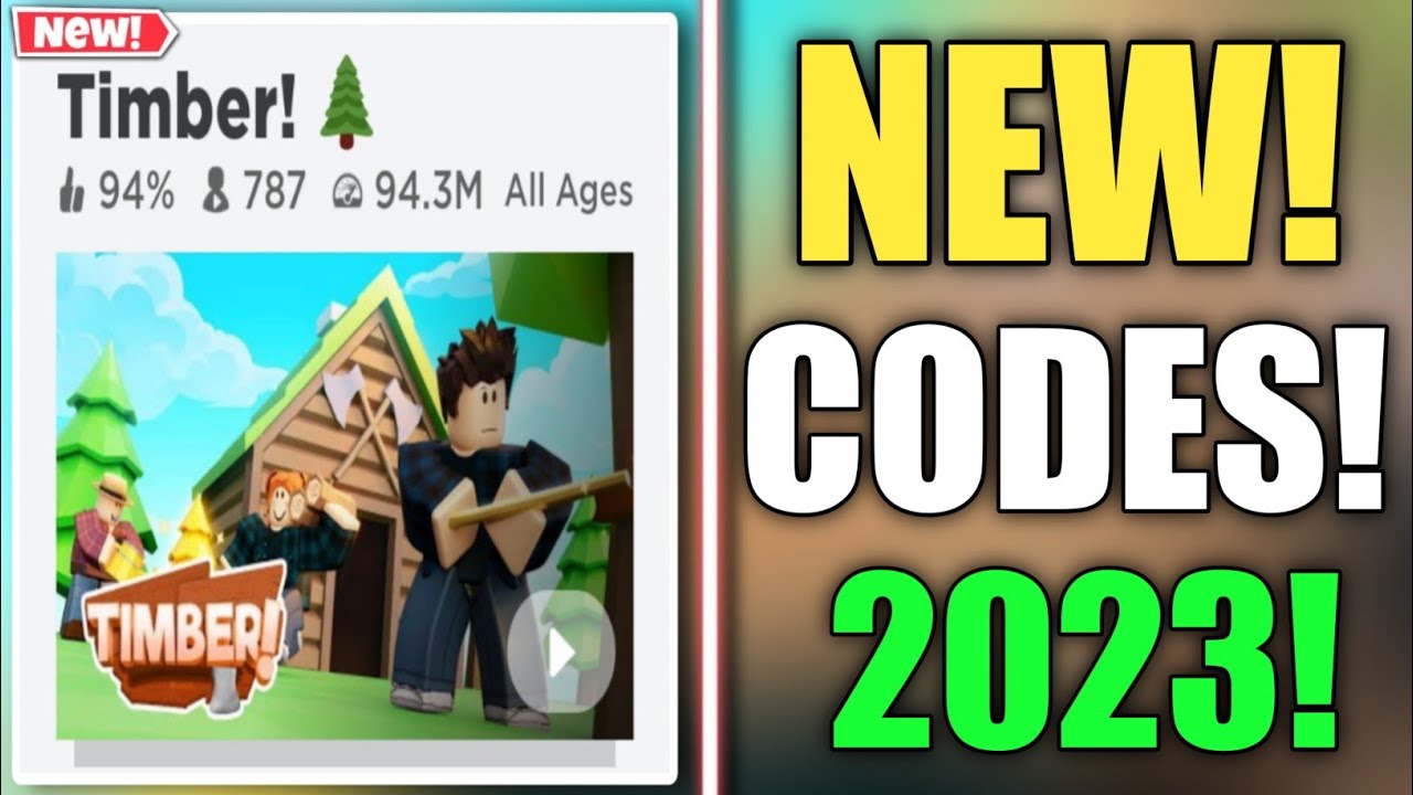 FUTURE CODES!!  *NEW* ROBLOX TIMBER! CODES 2023! 