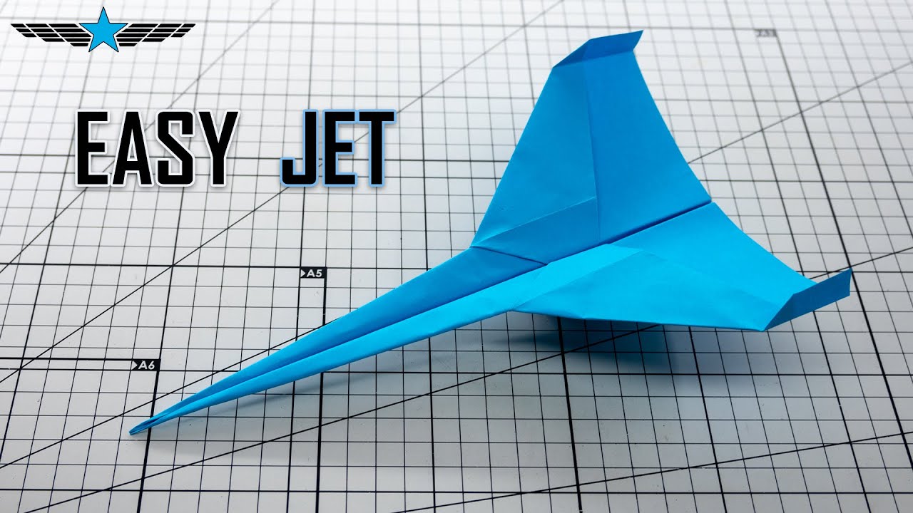 How to Make an Origami Fighter Jet from A4 Paper | Easy DIY Paper Plane ...