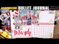 Оформление BULLET JOURNAL -  МАРТ 2021