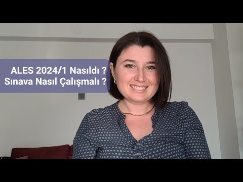 ALES 2024/1 Nasıldı