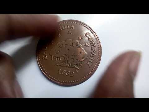 1839 OLD COIN East India Company