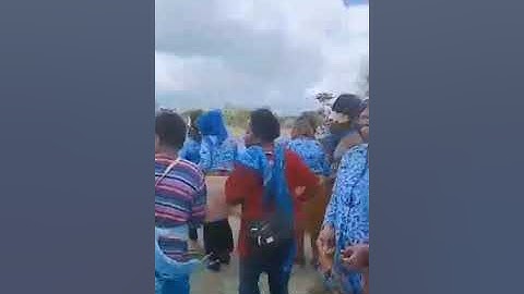 Hut Kab. Mimika yg ke 23 di ramaikan dgn Tarian Adat Suku Kamoro