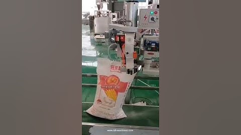 20kg 25kg 50kg powder flow big bag filling sealing machine packing line video