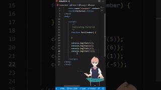 ASMR Programming - Find Factorial of Given Number in JS - No Talking