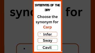 SYNONYMS QUIZ: Can You pass this quiz englishgrammar