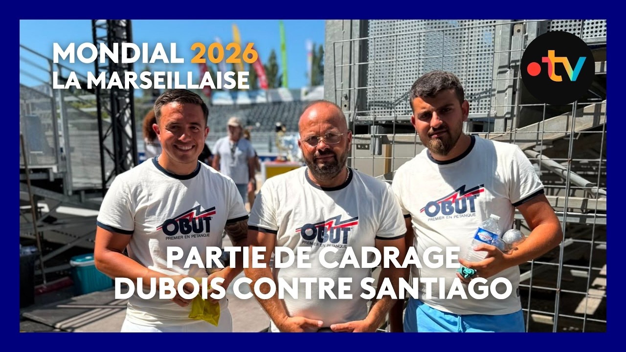Miniature : Mondial La Marseillaise à pétanque 2026 partie de cadrage : Dubois contre Santiago