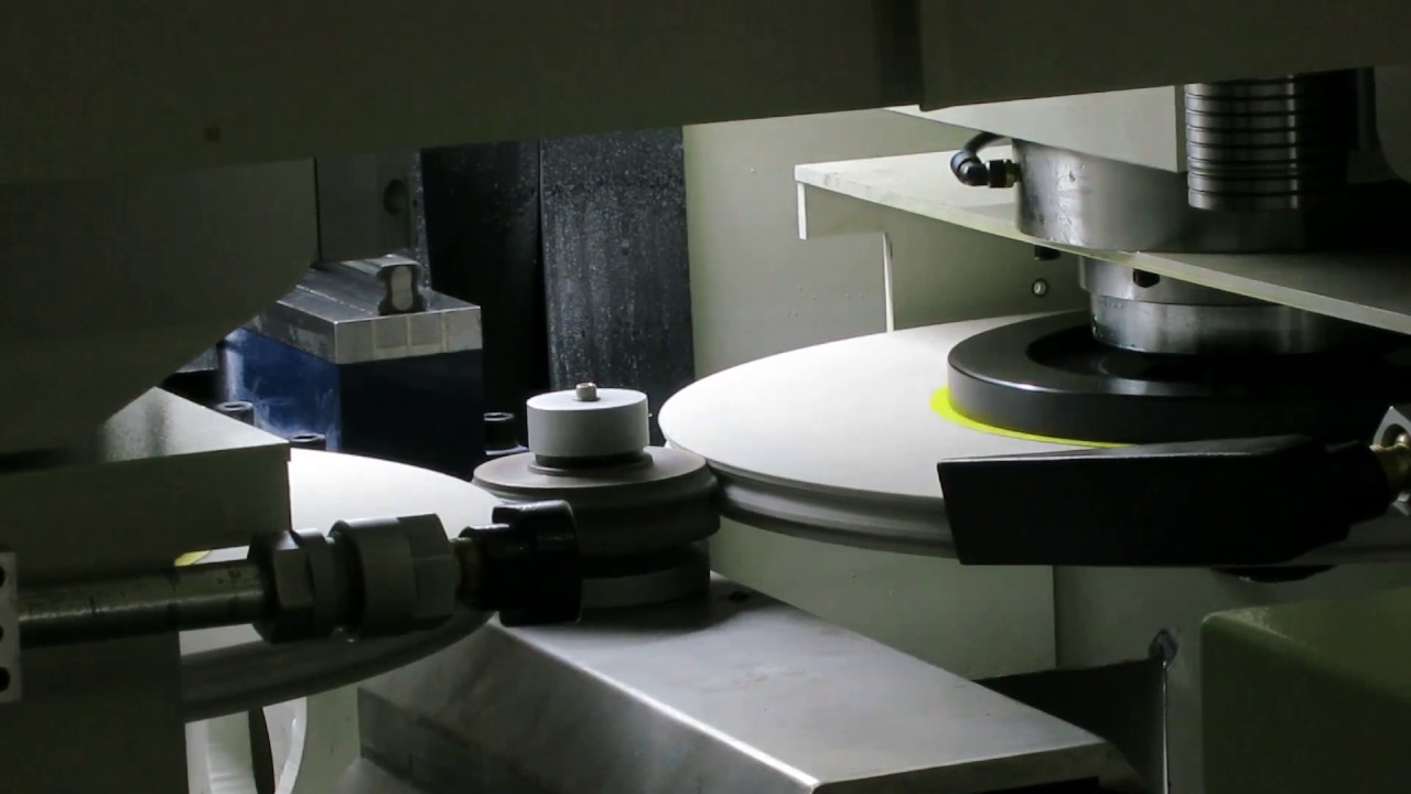 Double wheel profile grinder / lienar bearing grinding application