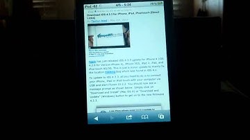 Apple Update: iOS 4.3.3 Update