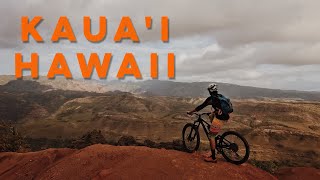 Mountain Biking in Kauai, Hawaii.