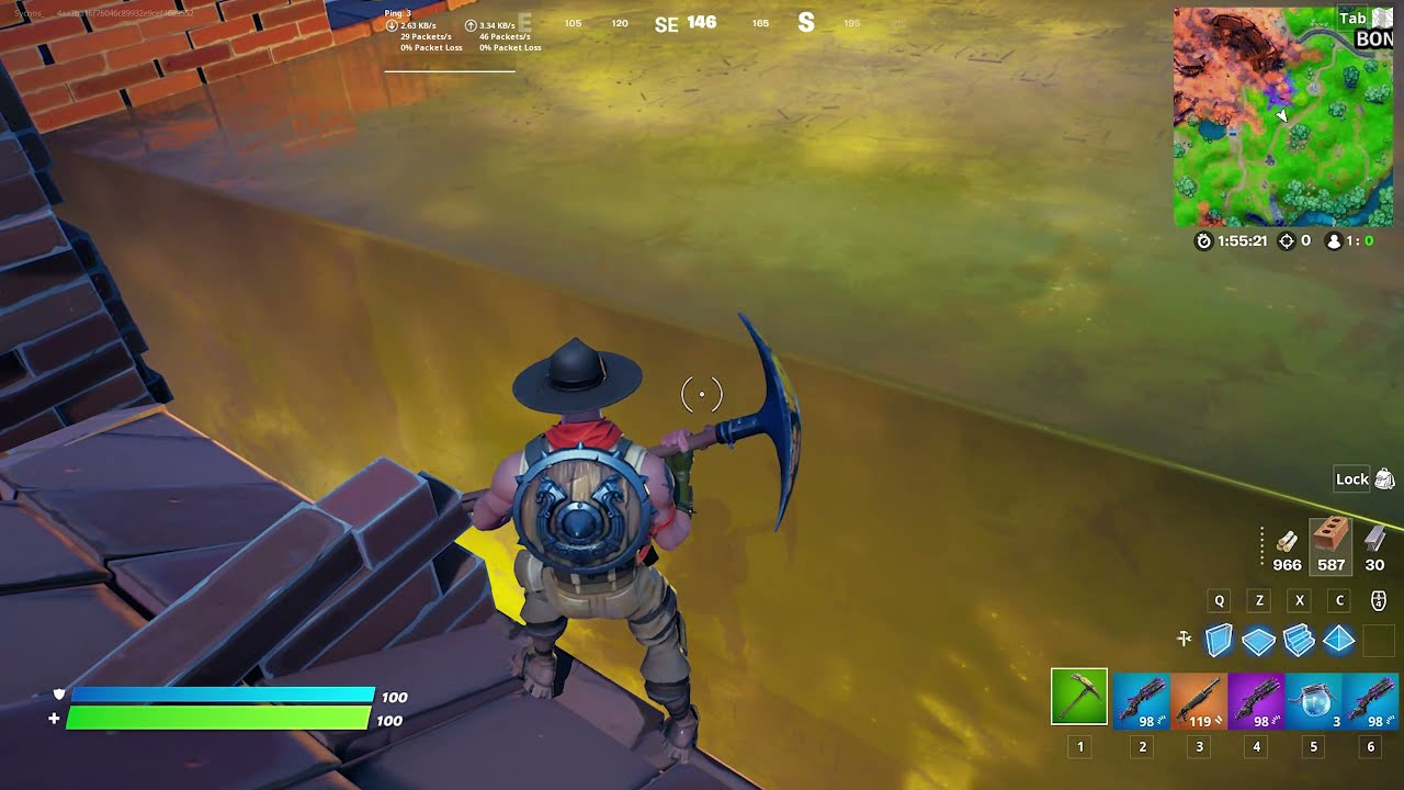 Gold Cube Moving (18) - Fortnite