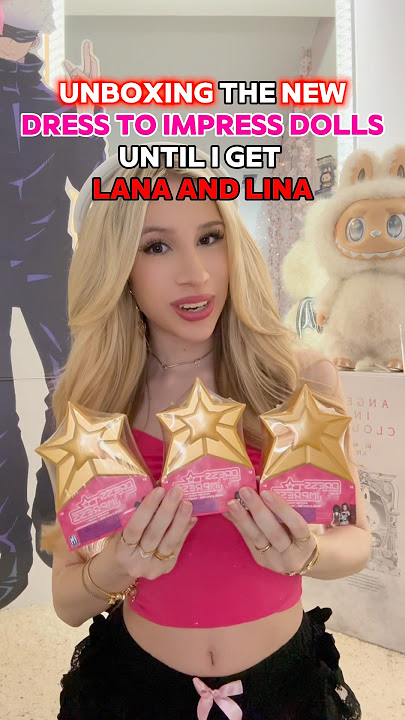 UNBOXING “DRESS TO IMPRESS” DOLLS To Try & GET LANA or LINA…😱