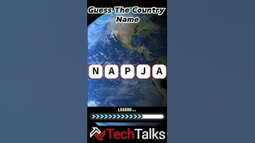🚩 Can You Guess the Country by its Scrambled Name? 🌎 #quiz #education #entertainment #shorts